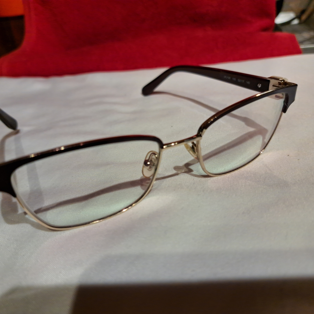Salvatore Ferragamo Gold and Purpur Women's Glasses